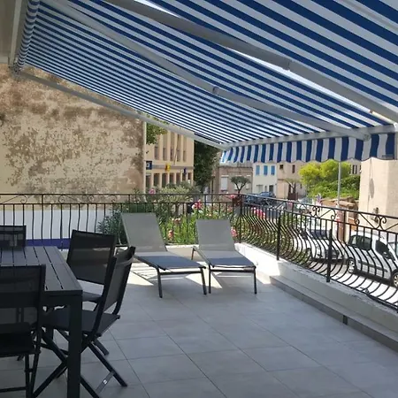Ferienwohnung Anatole - T3 - Moderne - Climatise - 1Er Etage - Tres Grande Terrasse - Vue Magnifique Et Degagee Saint-Mandrier-sur-Mer Exterior foto
